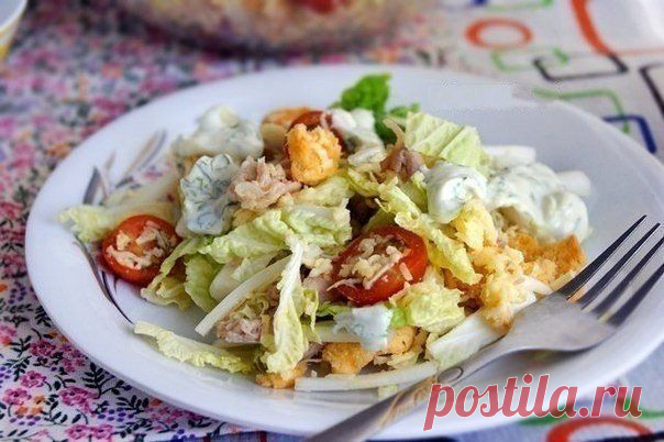 Как приготовить салат цезарь по-русски - рецепт, ингридиенты и фотографии