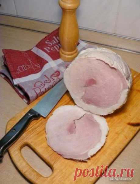 Ветчина очень вкусная в домашних условиях.