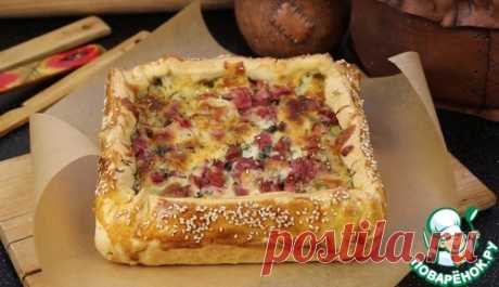 Пирог с картофелем "Сытный" – кулинарный рецепт