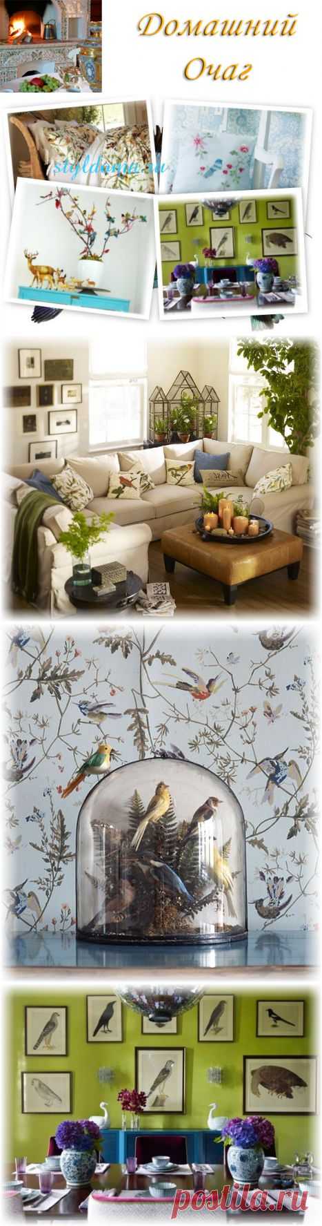 Птицы в интерьере - идеи для домашнего декора