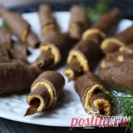 Закуска из печени с необычной начинкой! - пошаговый рецепт с фото на Готовим дома