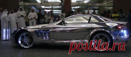 Автомобиль созданный из белого золота  / Восприятие бизнеса