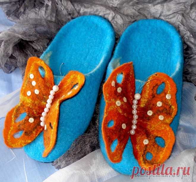 Домашняя валяная обувь(продолжение)