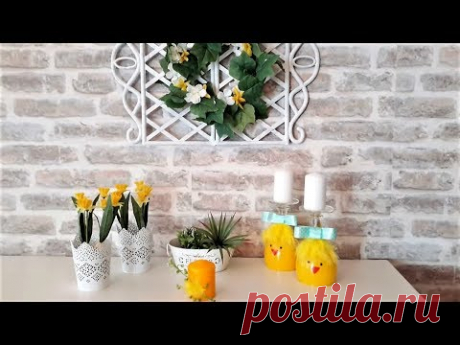 DIY - ПЕРЕДЕЛКА ПЛАСТИКОВОГО ЗАБОРЧИКА...DOLLAR TREE DIY 🌸 SPRING FARMHOUSE DECOR