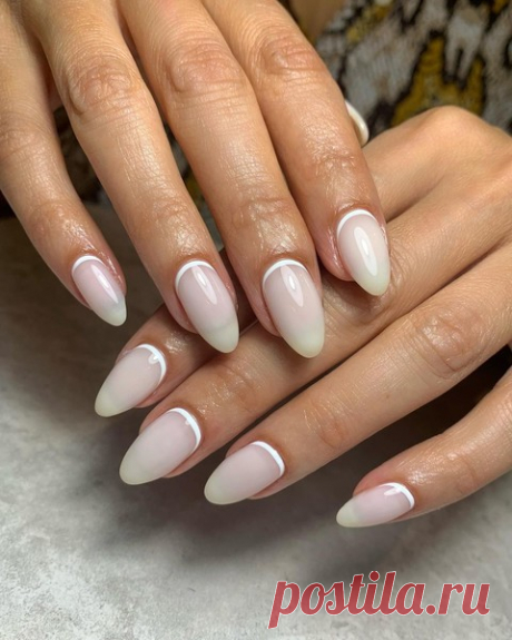 Молочный маникюр: 8 стильных и нежных идей для коротких ногтей | ELLEGIRL