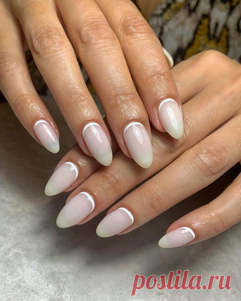 Молочный маникюр: 8 стильных и нежных идей для коротких ногтей | ELLEGIRL