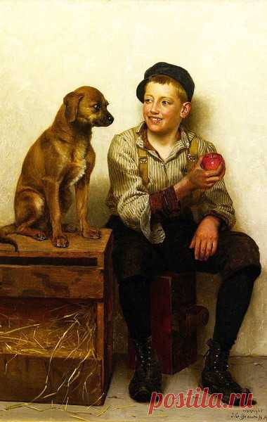 Собаки в изобразительном искусстве, часть 37 – Блог. Run, пользователь Марина Николаева | Группы Мой Мир