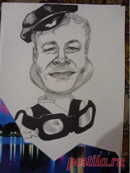 шаржи и акварель - 17 фото. Фотографии Нэля Гурево.