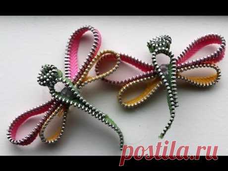 Zipper Trim Dragonfly Tutorial 2