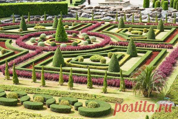 Чарующие виды ландшафтного сада Нонг Нуч в Паттайе, Таиланд