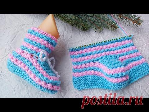 ПРОСТЫЕ И КРАСИВЫЕ ПИНЕТКИ СПИЦАМИ. ПОДРОБНЫЙ МК