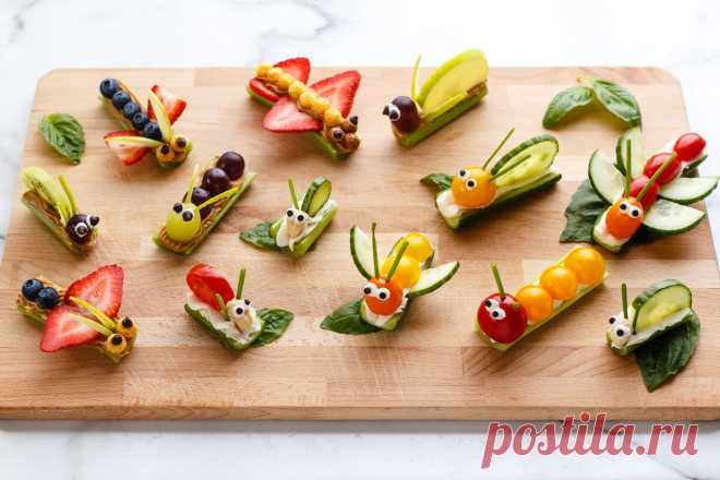Фруктовые и овощные закуски для Энвирокидз »I LOVE VEGAN