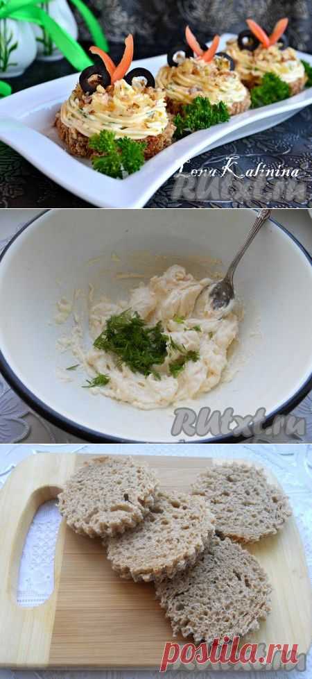 Бутерброды с плавленным сыром и чесноком (рецепт с фото) | RUtxt.ru