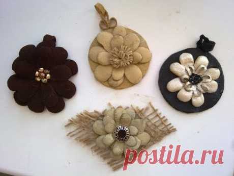 Изготавливаем кулон  из кожи. ( the medallion leather )