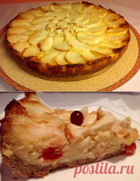 Быстрый творожно-яблочный пирог - пошаговый рецепт с фото - быстрый творожно-яблочный пирог - как готовить: ингредиенты, состав, время приготовления - Леди@Mail.Ru