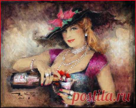 Не нужно спорить с женщиной ретиво! Художник О Рэй Маккарти (Ray MCCARTY)