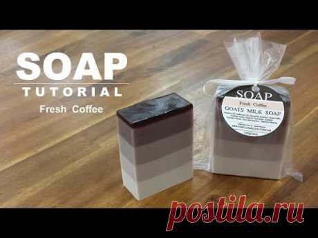 Fresh Coffee, Melt and Pour Soap Tutorial