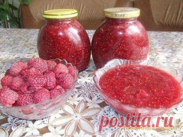​Очень вкусный рецепт малинового варенья (готовится в течение пяти минут)