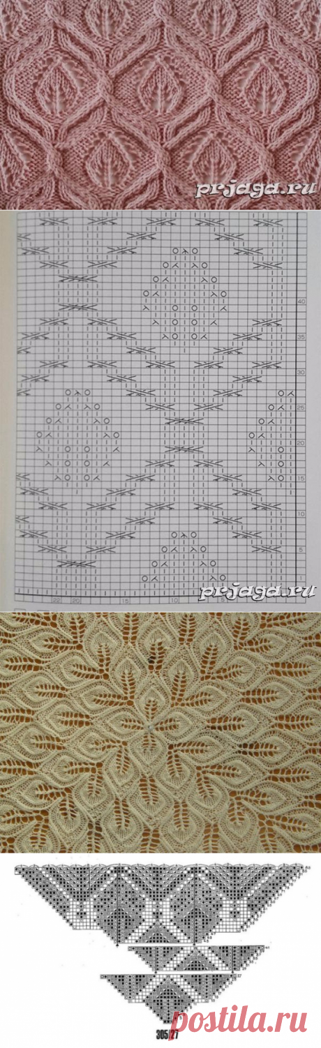 ​Красивый узор спицами