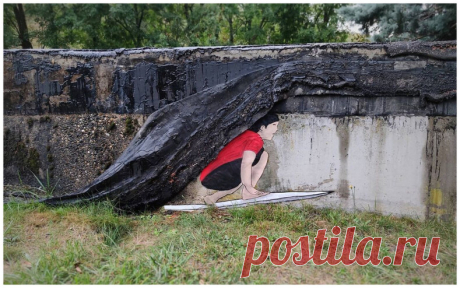 12 фото стрит-артов загадочного уличного художника: тысячи фанатов без ума от его остроумных работ — блог туриста ni-oca на Туристер.Ру