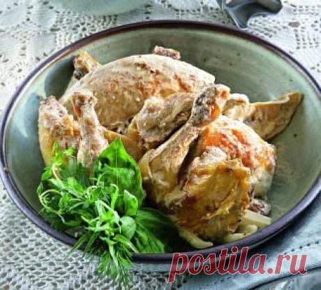 Курица из Бресса в сливочном соусе, второе блюдо. Пошаговый рецепт с фото на Gastronom.ru