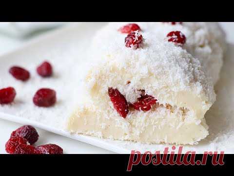 РУЛЕТ БЕЗ ВЫПЕЧКИ из МОЛОКА! Все хотят добавки - так вкусно!