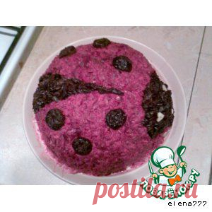 Салат "Божья коровка" - кулинарный рецепт