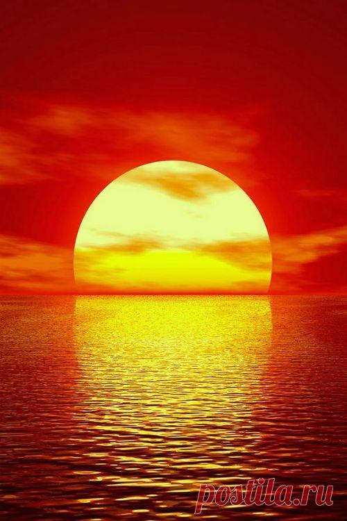 луна купается...