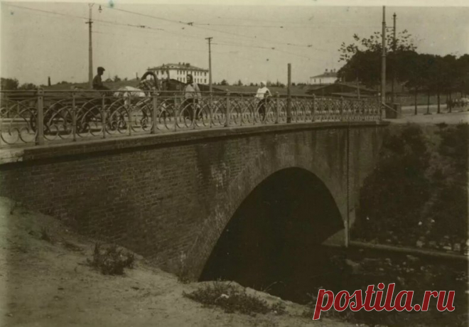 Матросский мост через Яузу 1928 год.