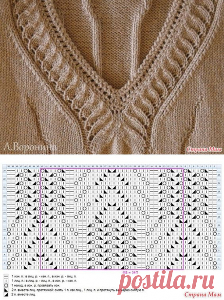 узоры для ворота