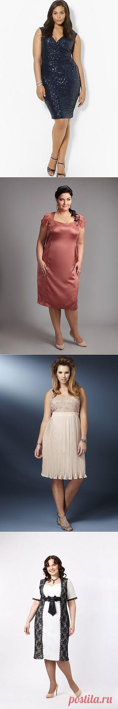 Платье для полной леди в Новый 2014 год / Все для женщины