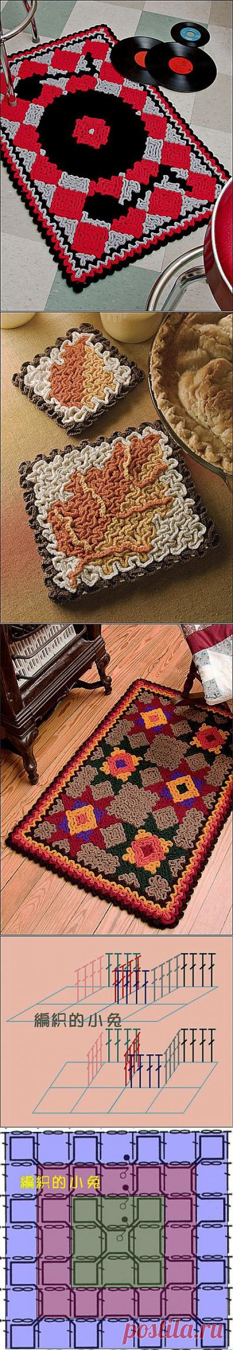 (+1) - Коврики крючком | РУКОДЕЛИЕ