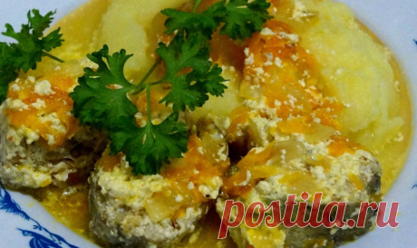 *Минтай с овощами в мультиварке*
