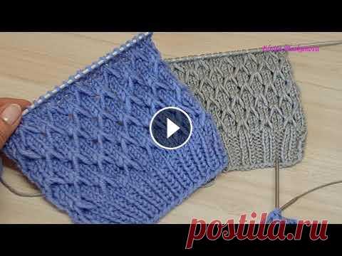 ШИКАРНЫЙ УЗОР ДЛЯ СВИТЕРА,КОФТЫ,КАРДИГАНА. МК для начинающих. Очень красивый узор с раппортом 4 петли и 8 рядов в высоту.Свитер, кофта,кардиган, шапка, детские изделия. Любое изделие украсит такой узор. Мастер-кл...