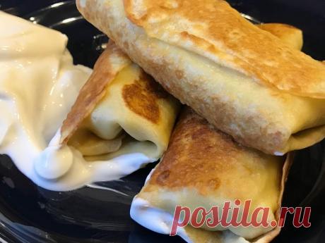 Фаршированные блинчики "Для любимого" - Простые рецепты Овкусе.ру