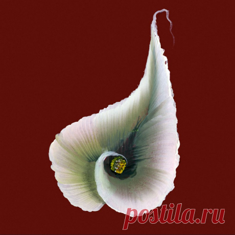 Рисунки плоской кистью от Юлии Белей