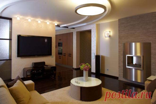 Идея для гостиной и кухни - Дизайн интерьеров | Идеи вашего дома | Lodgers