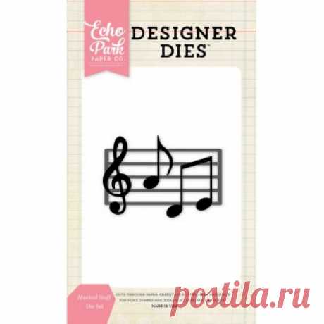 Набор ножей для вырубки Echo Park MUSICAL STAFF нотный стан