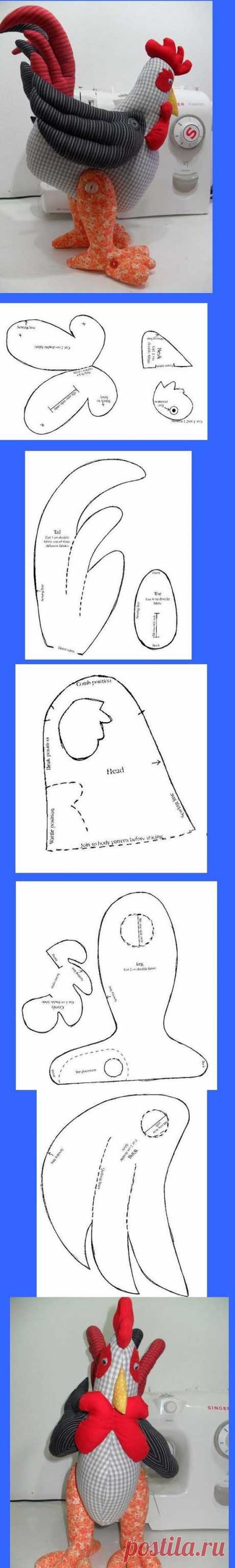 Как сшить курочку из ткани своими руками?