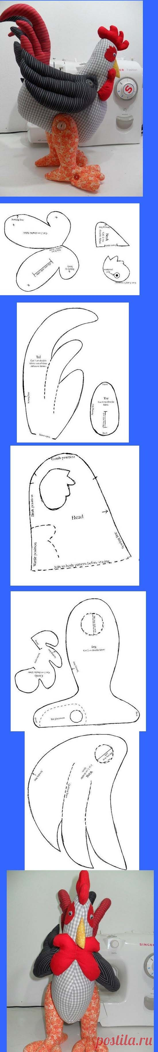 Как сшить курочку из ткани своими руками?