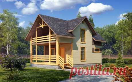 Проекты каркасных коттеджей