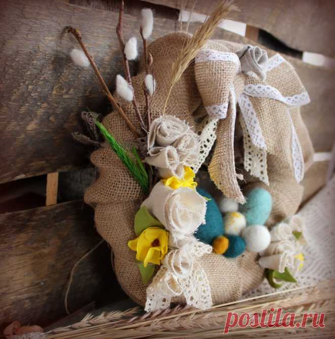 Мастерим пасхальный венок - Ярмарка Мастеров - ручная работа, handmade