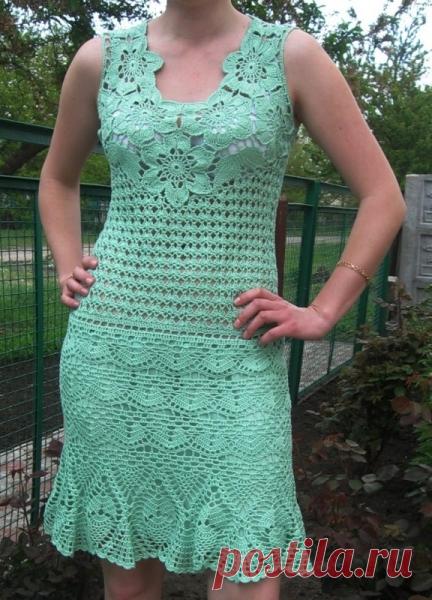 Irish crochet &: DRESS .......ПЛАТЬЕ
