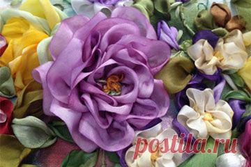 Вышивка лентами | Домохозяйки