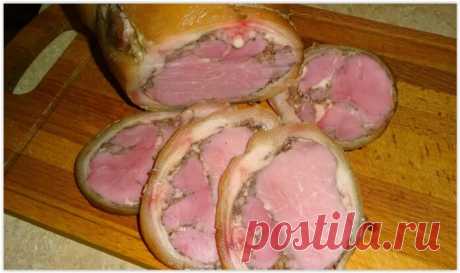 Вкуснейшая домашняя ветчина из рульки
