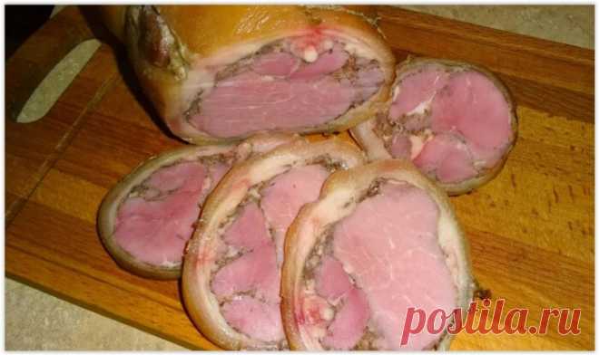 Вкуснейшая домашняя ветчина из рульки