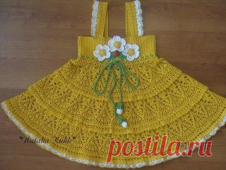 АЖУРНЫЙ САРАФАНЧИК ДЛЯ ДЕВОЧКИ
#сарафан #детское