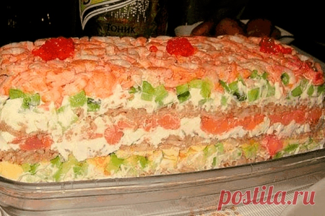 Салат «СУШИ» — невероятно вкусно, не отличить от настоящих! Салаты