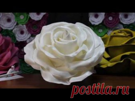 Hello! In my video I'll tell you how to make a giant foam flowers (giant roses) for a wedding backdrop (flowers wall). materials - Floor Underlayment Foam Pa...