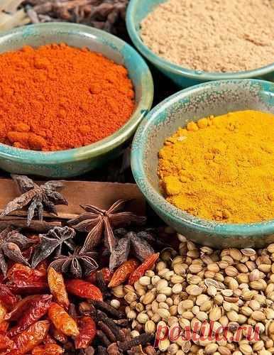 Чтобы Ваше блюдо получилось вкусным и ароматным, нужно знать, какие именно пряности подходят к определенным блюдам: | Готовим вместе